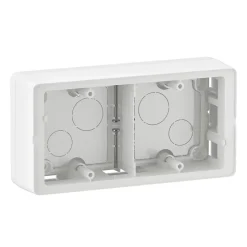 Cadre saillie Céliane 2 postes blanc^Legrand Hot