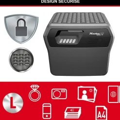 Caisson de sécurité ignifugé et étanche format L MasterLock^Master Lock Outlet