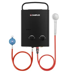 AY132B-DE Chauffe-eau instantanés portables de 5L/min au gaz Propane/Butane (50mbar)-Camplux Outlet