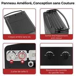AY132B-DE Chauffe-eau instantanés portables de 5L/min au gaz Propane/Butane (50mbar)-Camplux Outlet