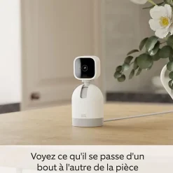 Caméra Blink Mini Pan Tilt 1080p Noir rotative vision nocturne audio bidirectionnel-Blink! Best