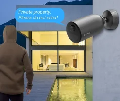 Caméra de surveillance extérieure connectée EB3 2K 3MP sur batterie^Ezviz New