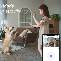 Caméra de surveillance intérieure motorisée H6C 2K-Ezviz New