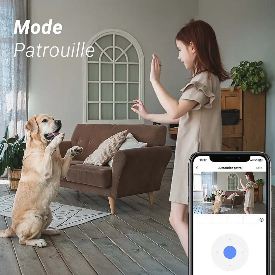 Caméra de surveillance intérieure motorisée H6C 2K-Ezviz New