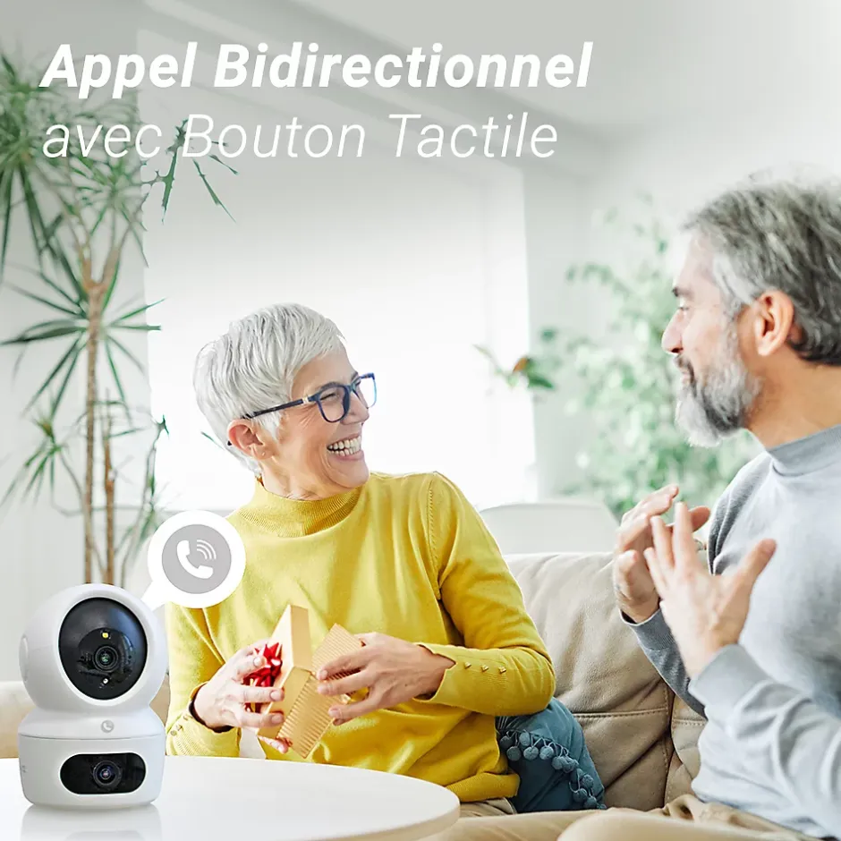 Caméra de surveillance intérieure motorisée H6C 2K-Ezviz New