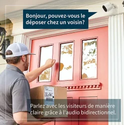 Caméra de vidéosurveillance sans fil Essential Spotlight 1080p blanche-Arlo Online