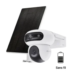 Caméra de vidéosurveillance extérieure avec panneau solaire CS-HB90/SP-R100 blanc^Ezviz Discount
