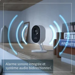 Caméra de vidéosurveillance intérieure sans fil Essential 1080p noire^Arlo Online