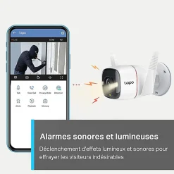 Caméra de vidéosurveillance extérieure connectée Tapo C320WS 2K HD-TP-Link