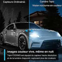 Caméra de vidéosurveillance extérieure connectée Tapo C320WS 2K HD-TP-Link