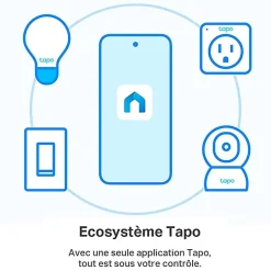 Caméra de vidéosurveillance extérieure connectée Tapo C320WS 2K HD-TP-Link