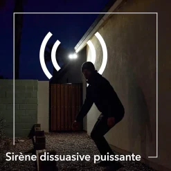 Caméra de vidéosurveillance sans fil Floodlight Pro3 2K blanche-Arlo Online