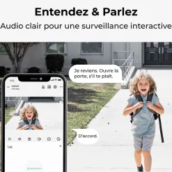 Caméra extérieure - - ARGUS B310 - 3MP, Vision nocturne, Panneau solaire inclus-Reolink New