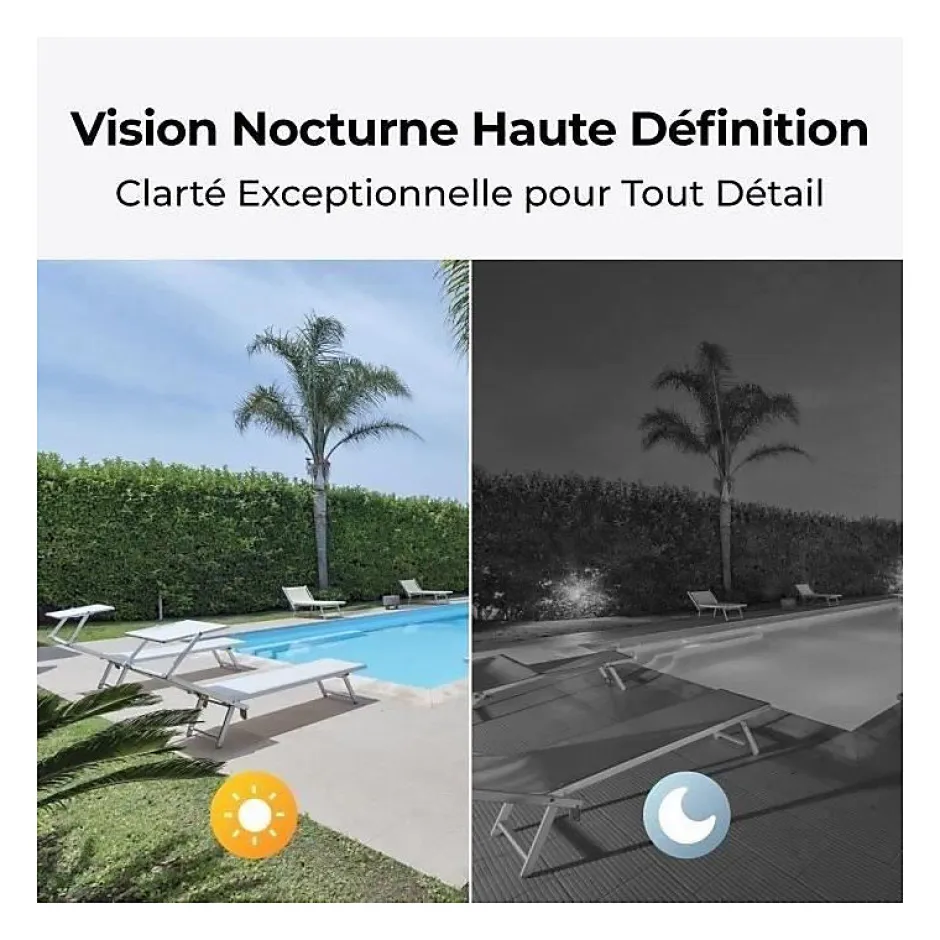 Caméra extérieure - - W320 - Blanc-Reolink Discount