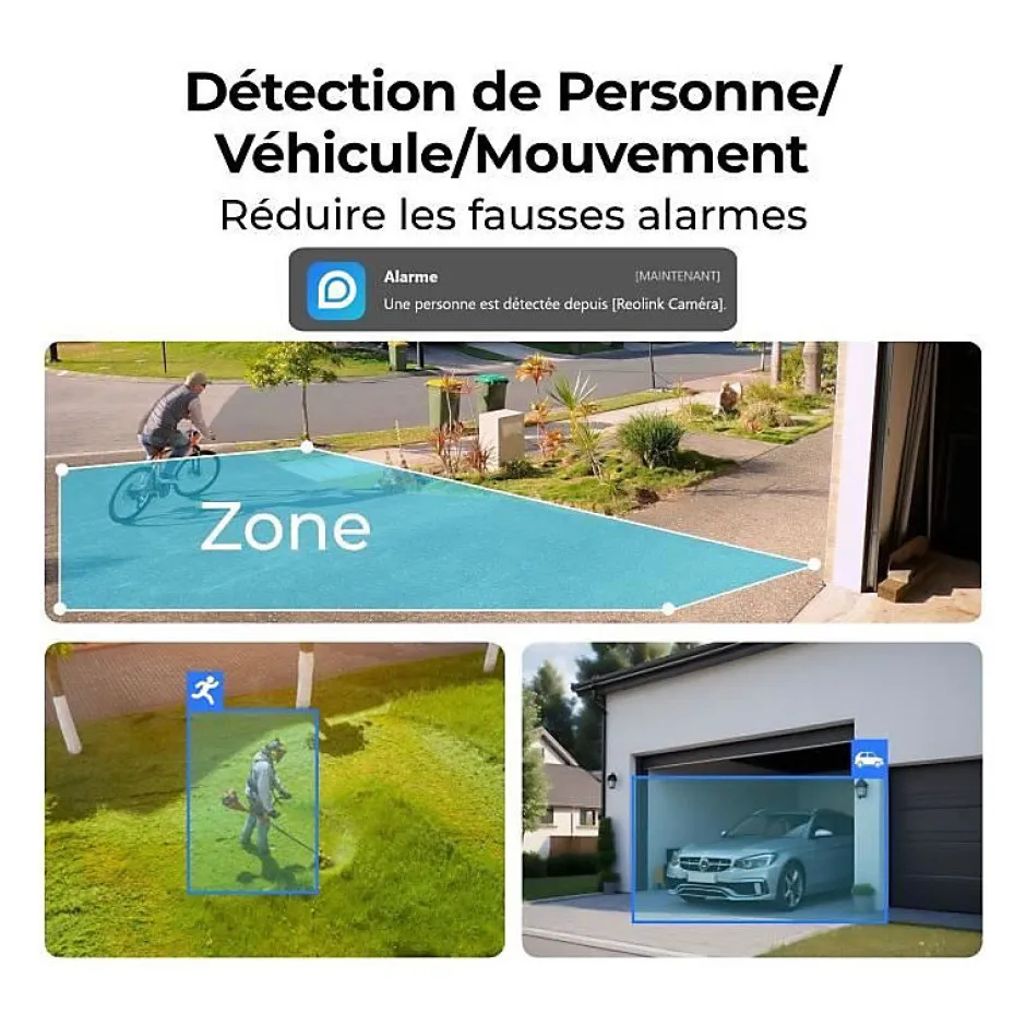 Caméra extérieure - - B320 - Panneau solaire - Blanc^Reolink Sale