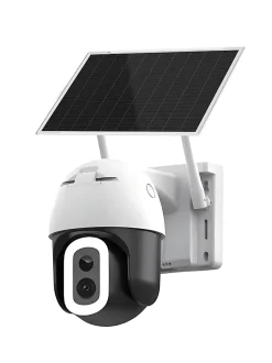 Caméra IP Extérieure Motorisée 4MP Ultra HD Solaire Autonome avec Éclairage LED 800 lm et WiFi Dual Band^Kyf Discount
