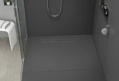 Caniveau de douche à l'italienne Acier inox à carreler avec Siphon, Drain de cabine Filtre anti-odeurs - FlexGT01-3 - 70cm-Bernstein Sale