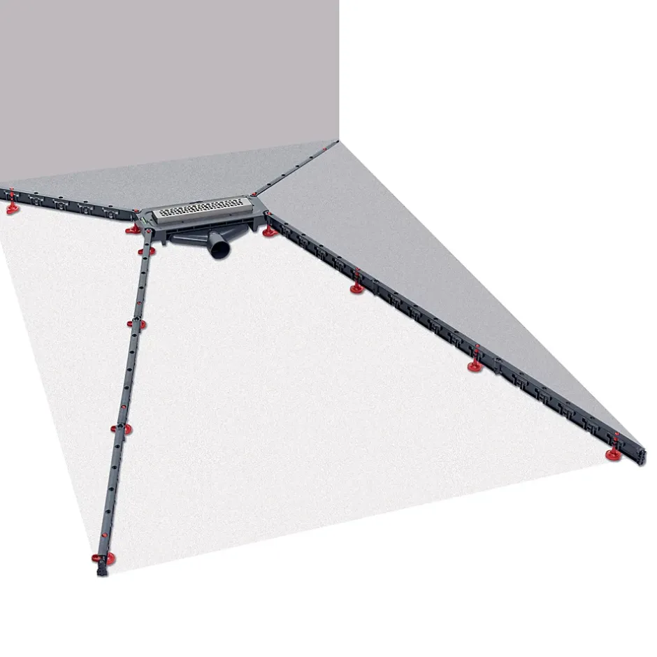 Caniveau de douche extraplat So Line L.220 D40 - 288 mm^Wirquin