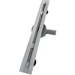 Caniveau de douche italienne slim DEKI L.70 cm acier inoxydable avec siphon 360, drainage performant^Saniverre Outlet