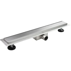Caniveau de douche Italienne DALA inox L.60 cm anti-odeurs + filtre, drainage performant -^Saniverre