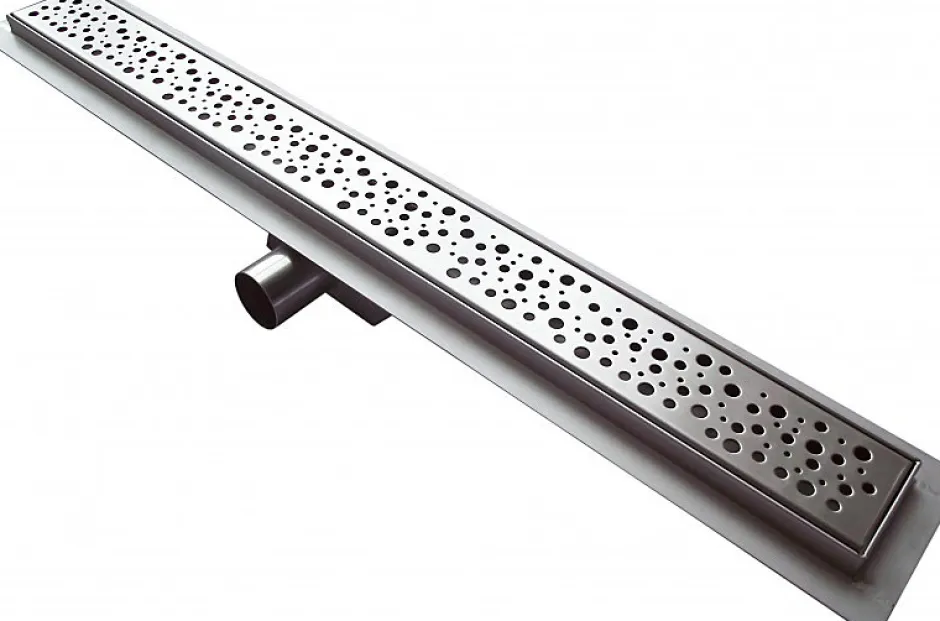 Caniveau de douche italienne réglable acier inoxydable avec Siphon et filtre - 60cm^Bernstein Hot