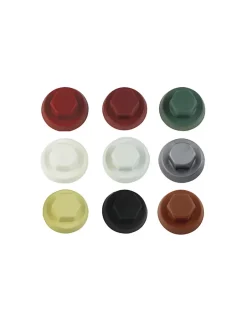 Capuchon plastique Vis Diamètre 4.8-5.5 Surplat 8 RAL9010 blanc pur - 1 pièce-Vis Express Discount