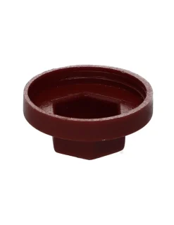 Capuchon plastique Vis Diamètre 6.3 Surplat 10 RAL8012 brun rouge - 30 pièces-Vis Express Hot