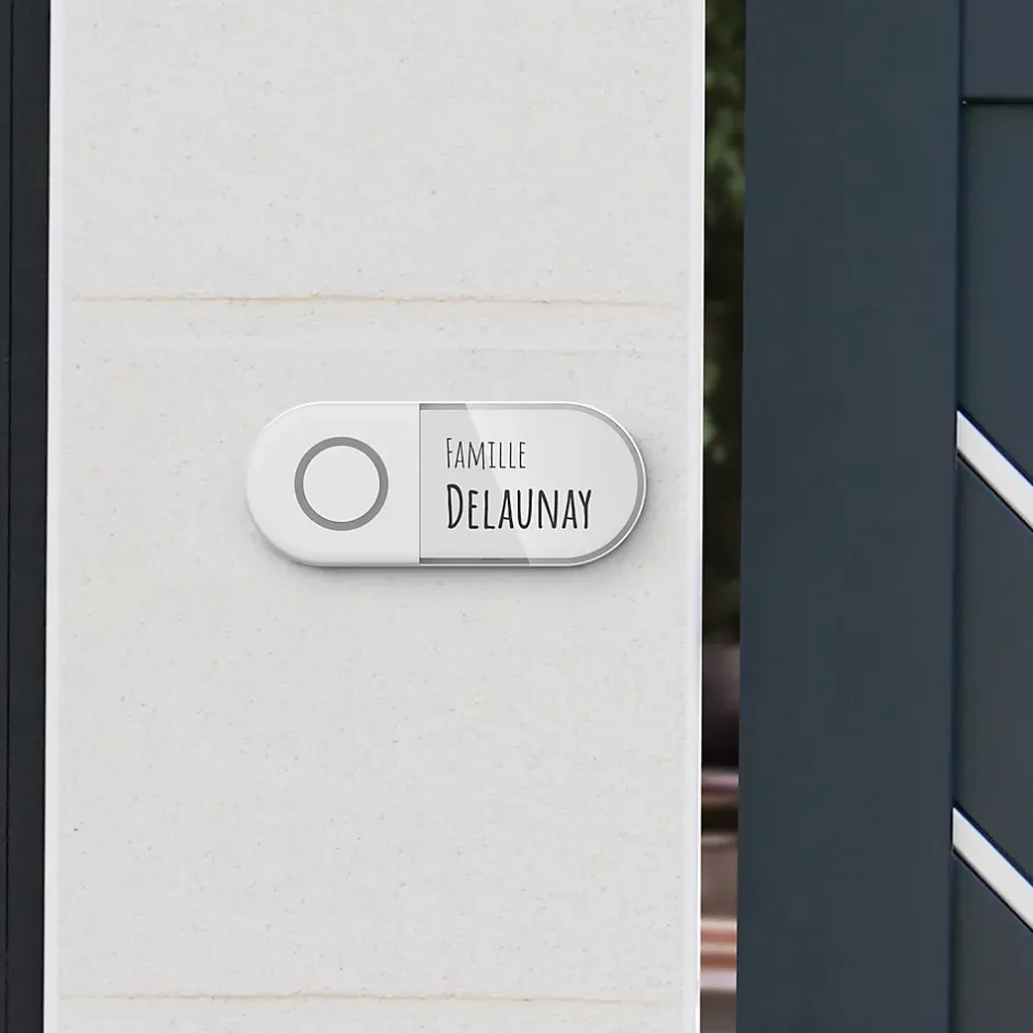 Carillon avec flash lumineux sans fil avec pile portée 200 mètres - Sona - 102507^Avidsen Sale