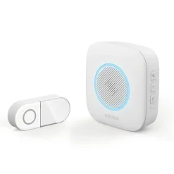 Carillon avec flash lumineux sans fil avec pile portée 200 mètres - Sona - 102507^Avidsen Sale