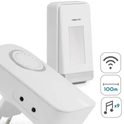 Carillon Sans Fil Enfichable Sans Fil Sans Pile -^Avidsen Discount