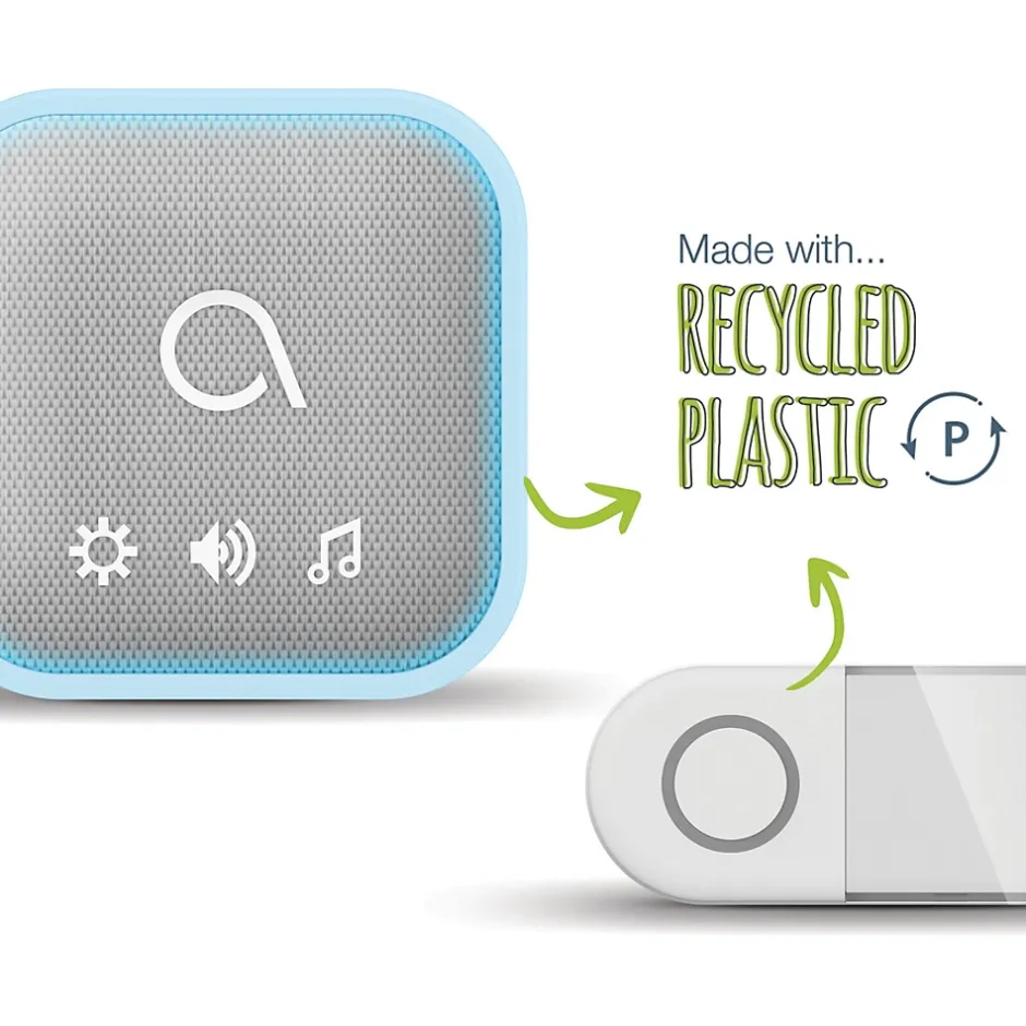 Carillon sans fil flash lumineux et revêtement textile Sona-T - - 102508-Avidsen Hot