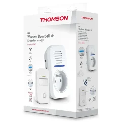 Carillon sans fil sans pile avec prise gigogne portée 150m - - 513131-Thomson Online