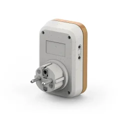 Carillon sans fil sans pile branchement sur prise 230 V technologie Kinétic Bamboo Plug - - 102513^Avidsen New