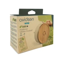 Carillon supplémentaire sans fil sans pile pour le carillon Bamboo - Bamboo Plus - - 102503^Avidsen New