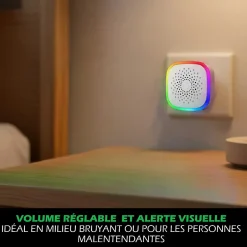 Carillon USB avec Flash LED Multi couleur et bouton de sonnette sur piles^Kyf Sale