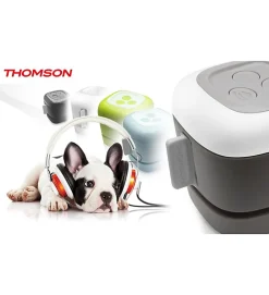 Carillon Vert Sonnette porte MP3 16 GB et Flash portée Sans Fil 300m-Thomson Outlet