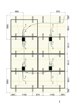 Carport solaire avec panneaux photovoltaïques design 3000-Ultrawatt Sale