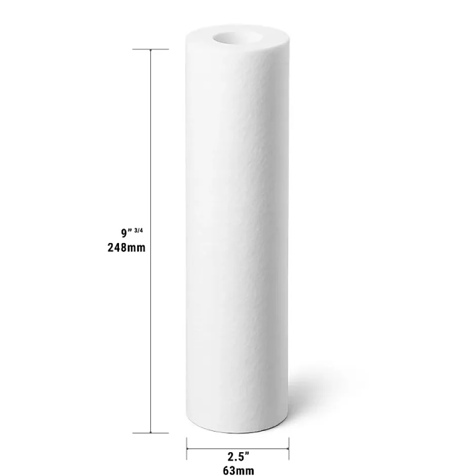 Cartouche anti-sédiments 9' 3/4 filtre à eau sous évier - 20 µm-Sinea Outlet