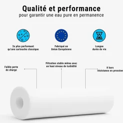 Cartouche anti-sédiments 9' 3/4 double gradient lot de 6^Sinea Discount