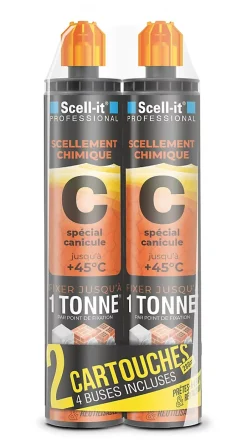Cartouche de scellement chimique 280 ml vendue par 2-Scell-It Outlet