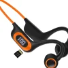 Casque Bluetooth à Conduction osseuse sans Fil avec Microphone orange noir-Vendos85 Outlet