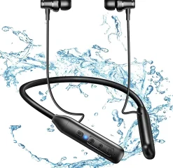 Casque Bluetooth 5.2 écouteurs de Sport IPX5 étanche noir^Vendos85 Outlet