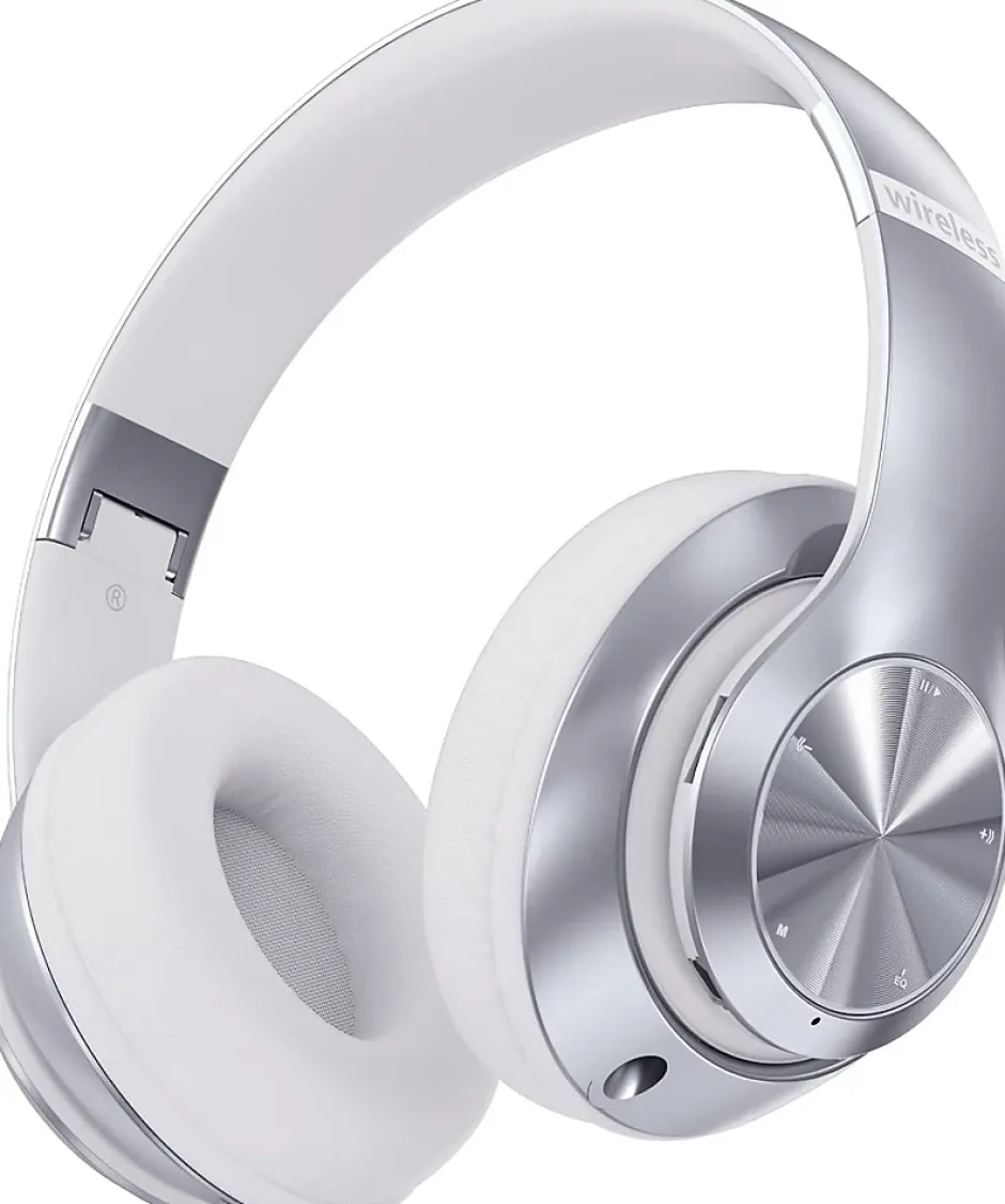 Casque Bluetooth 9S sur l'oreille gris blanc^Vendos85 Sale