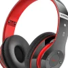Casque Bluetooth sans Fil 40 Heures avec Microphone HD Intégré rouge noir^Vendos85 Discount
