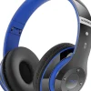 Casque Bluetooth sans Fil 40 Heures avec Microphone HD Intégré bleu noir^Vendos85 Discount