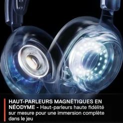 Casque Micro Gaming sans fil Arctis Nova 7P pour PS PC Mac Nintendo Switch Oculus Quest 2 et Android Blanc-Steelseries