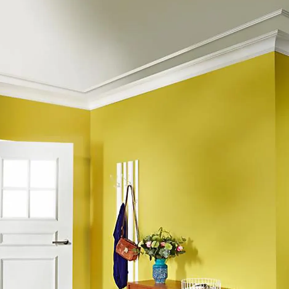 CB512 Corniche plafond - 10x10x200cm (h x p x L) - moulure décorative polystyrène Carton complet^Orac Decor Best