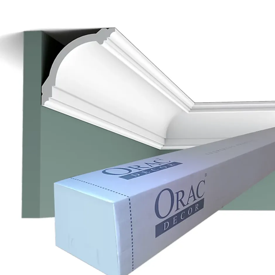 CB512 Corniche plafond - 10x10x200cm (h x p x L) - moulure décorative polystyrène Carton complet^Orac Decor Best