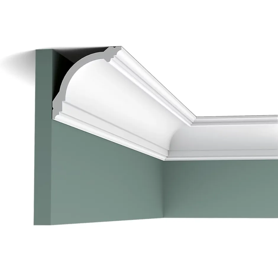 CB512 Corniche plafond - 10x10x200cm (h x p x L) - moulure décorative polystyrène Carton complet^Orac Decor Best