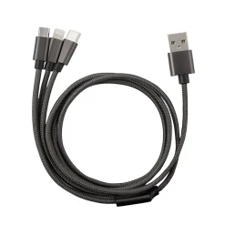 Câble 3 en 1 Lightning/Micro/USB-C^GAO Outlet